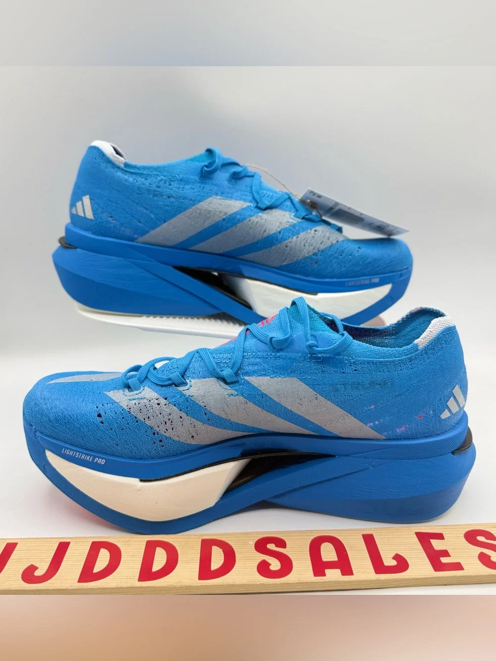 Adidas Adizero Prime X3 Strung Ekiden Solar Blue Silver JQ0615 Men’s Sizes NWT